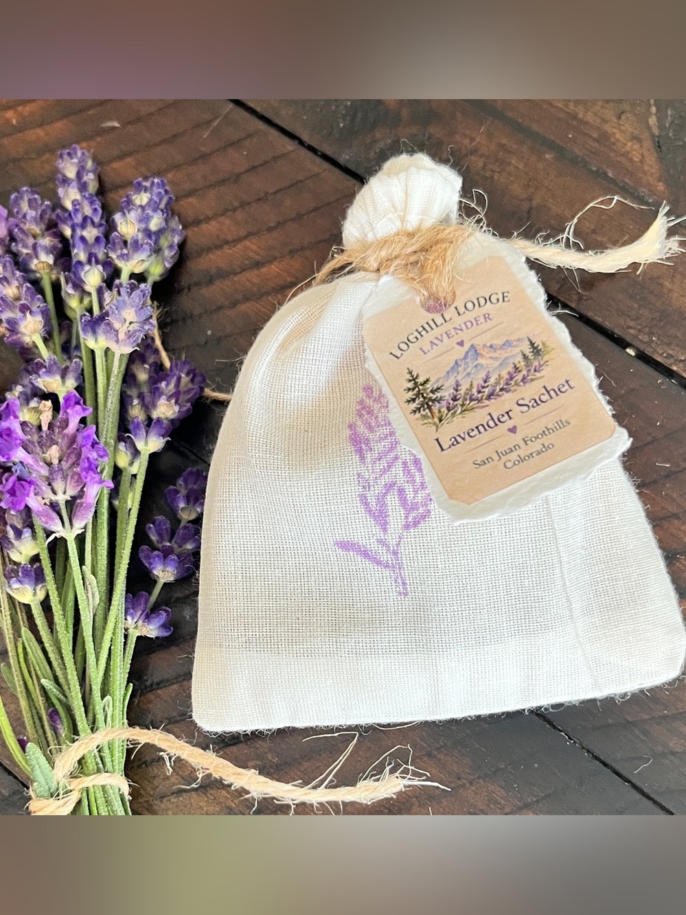 Homegrown Colorado Lavender Sachet | Handmade Natural Lavender